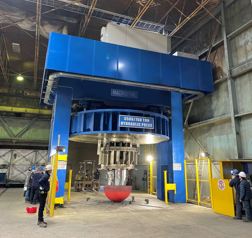 3500 Ton Dishing Press